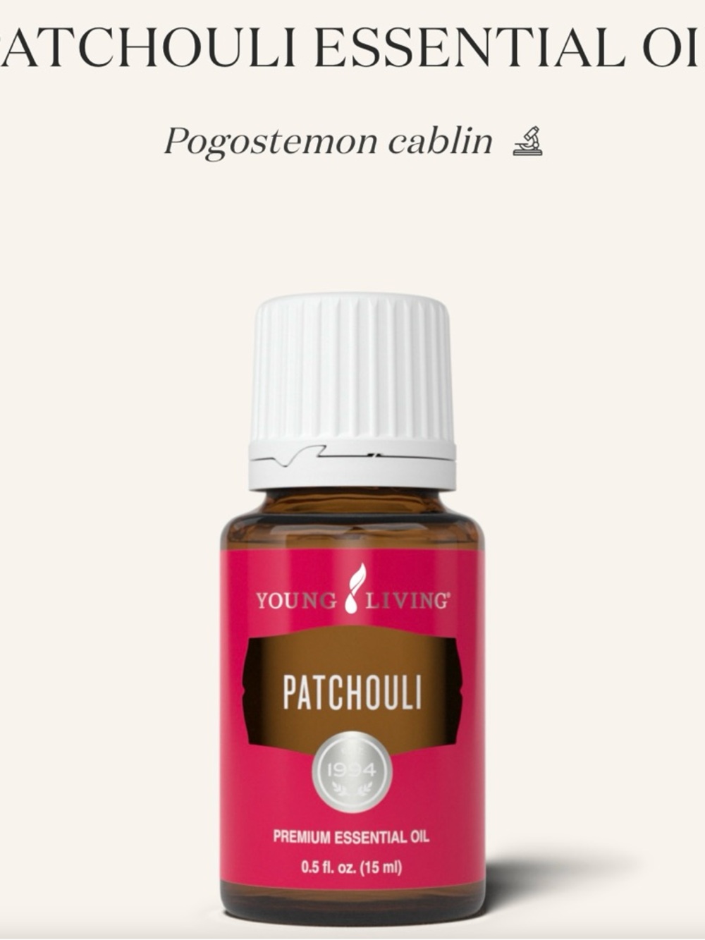 Young Living Patchouli 15ml essential oil. Brand new unopened bottle - Picture 3 of 6